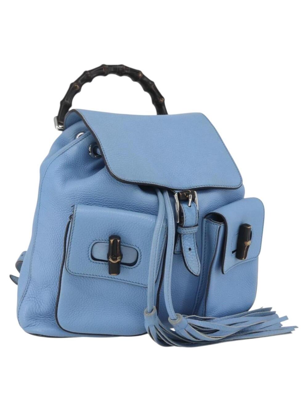 Gucci Bamboo Backpack Leather Light #359371G95B